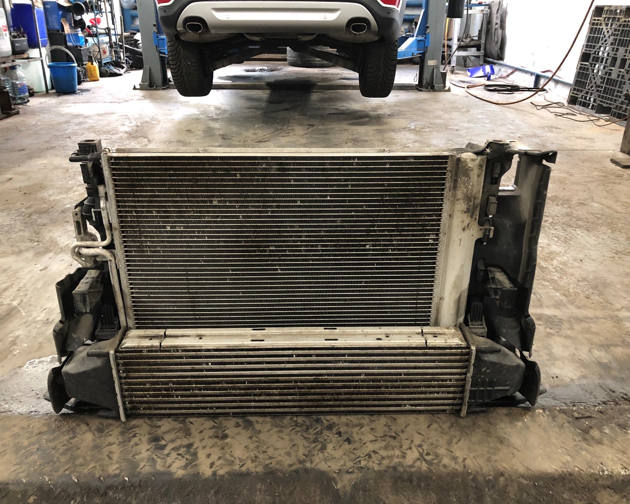 промывка радиатора охлаждения двигателя